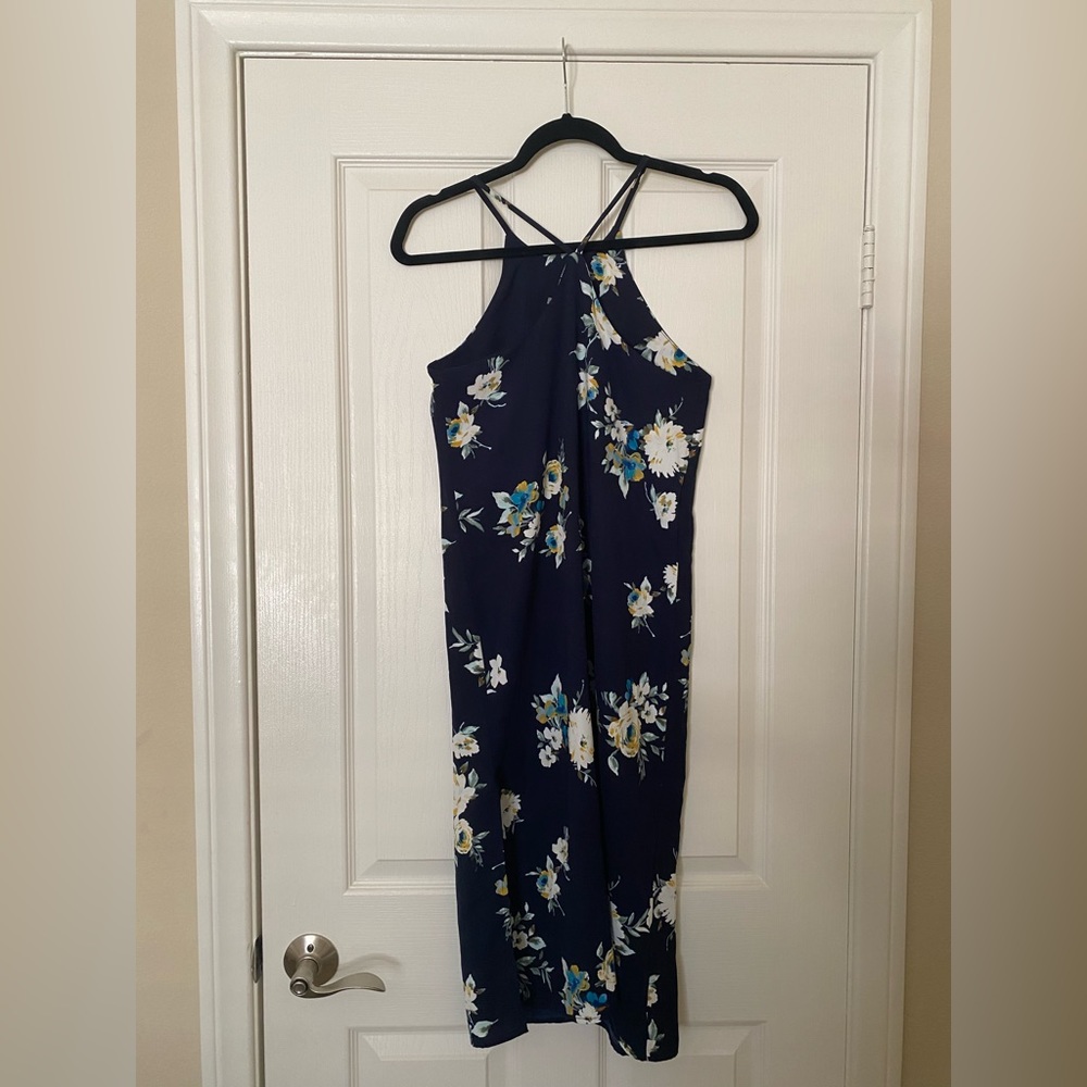 Nordstrom Soprano Floral Racerback Midi Dress